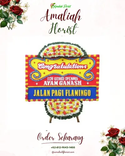 Bunga Papan Congratulation di Kanigaran
